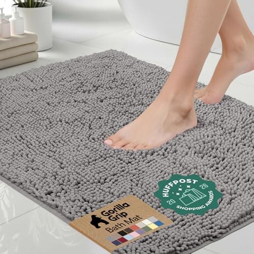 Tapis de bain Gorilla Grip Original Luxury Chenille