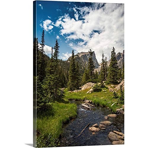 Rocky Mountain River Wonderland Canvas Print by NatureMagick - Fy