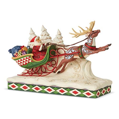 Jim Shore beeldje - Heartwood Creek collectie - Dashing to Deliver ...