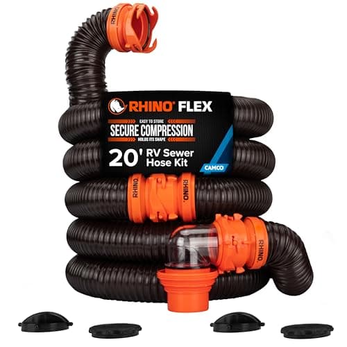 Camco RhinoFLEX Sewer Hose Kit