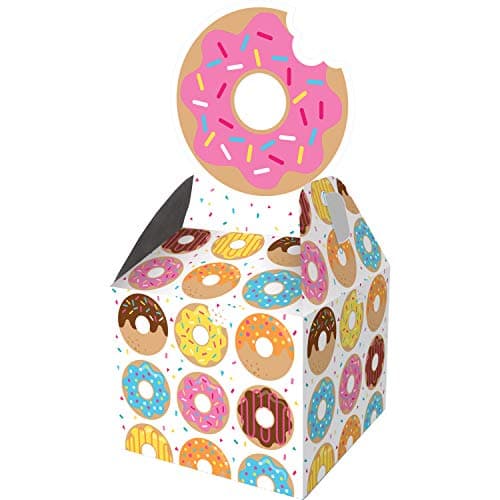 Amazon.com: Creative Converting Donut Party Favor Boxes Party Supplies ...