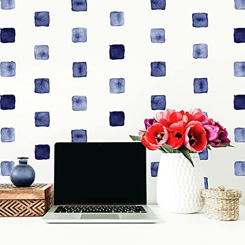RoomMates Abstract Watercolor Shapes Peel And Stick Giant Wall Decals ...