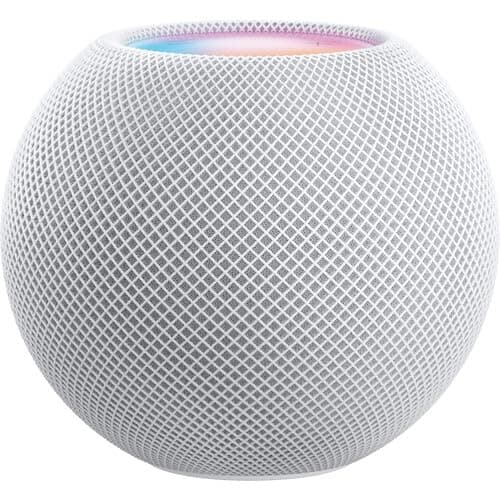 SPORTLINK Compatible with Homepod Mini Stand - Hidden Cable Management, Space Saving for HomePod Mini Wall Mount, No Muffled Sound, Glue Paste or Screw Fixed (White)