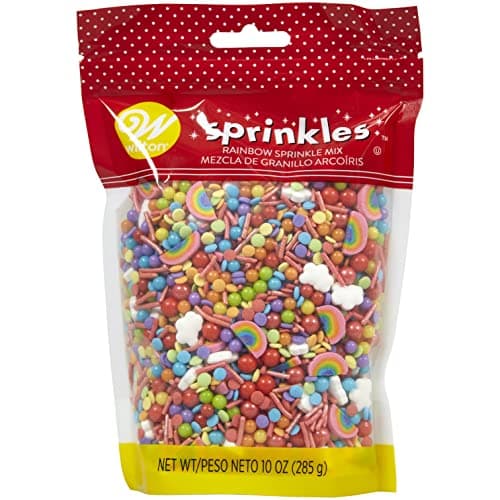 Wilton Sprinkles, Rainbow Jimmies (6.25 oz) Delivery or Pickup Near Me ...