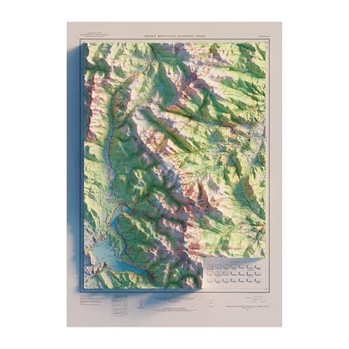 Relief Maps, 3D Maps, Topo Map Art, & More | Muir Way