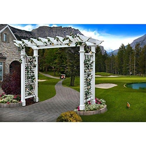 Fairfield Grande 52.25" Vinyl Arbor - White - Vita | New england arbors ...