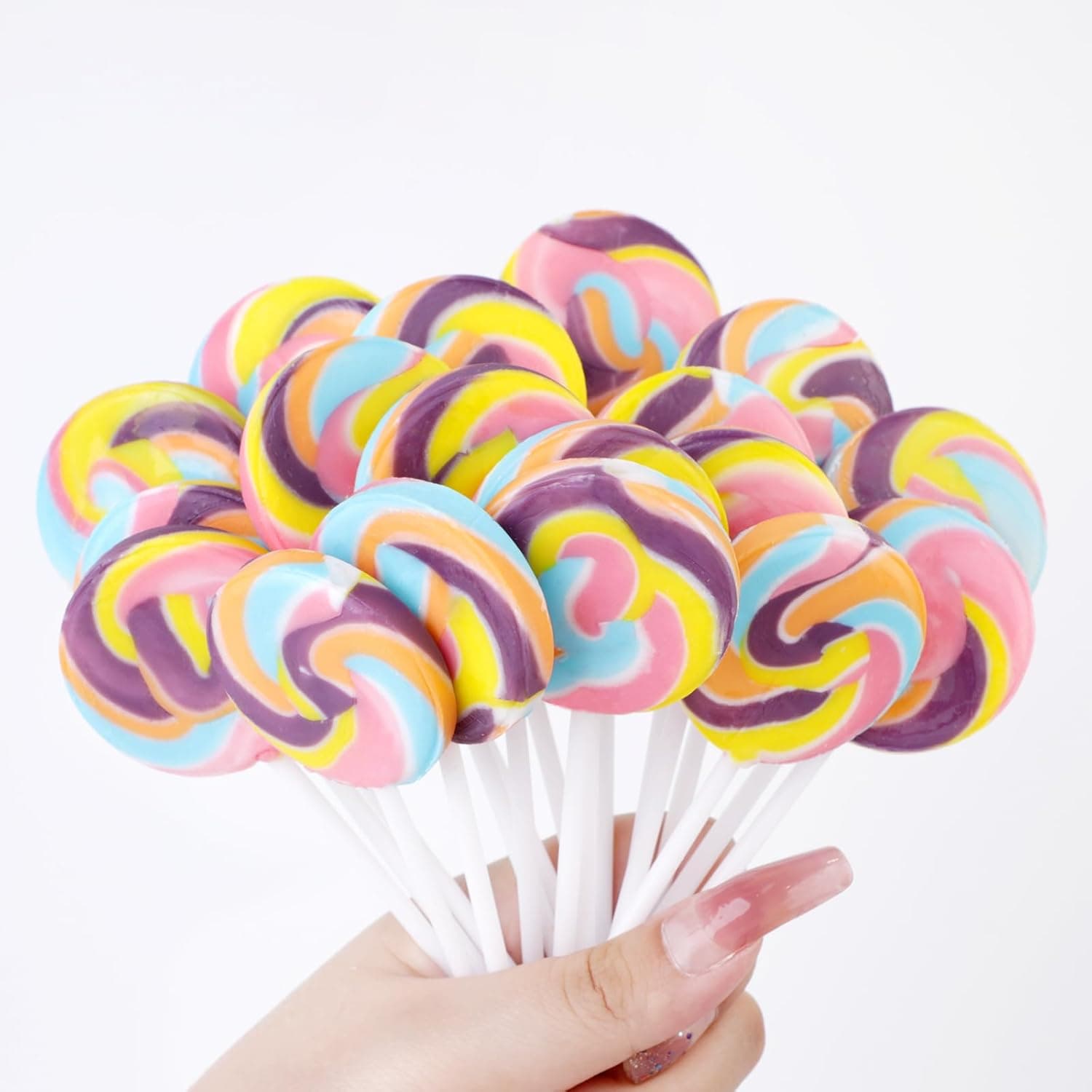Amazon.com : Swirl Lollipops Individually Wrapped Bulk,Swirl Candy, Kid ...