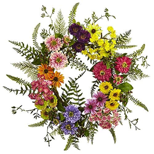 Frontgate Frangipani and Palm Summer Wreath
