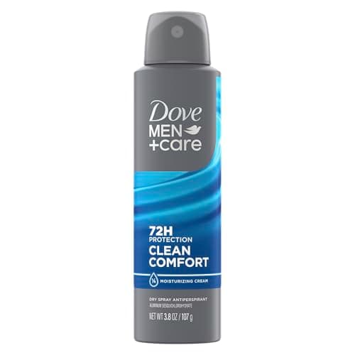 Dove Men+Care Antiperspirant Dry Spray deodorant for 72H sweat & odour protection Clean Comfort with Triple Defense Technology, 107g (Pack of 3)
