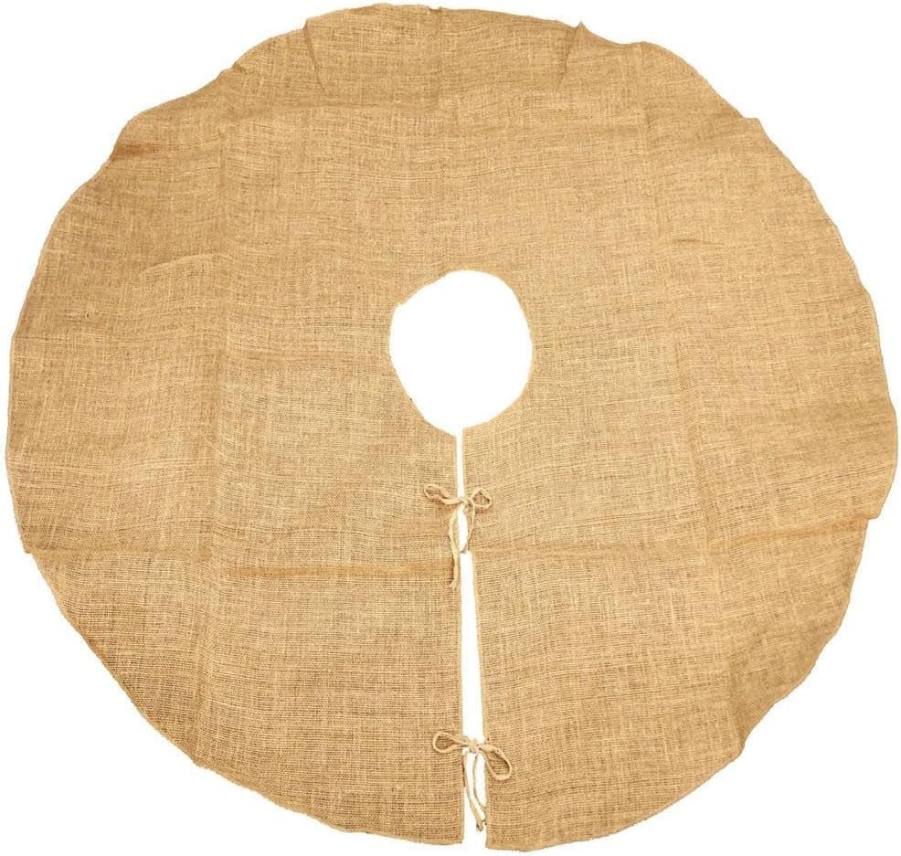 Amazon.com: Homeford Burlap Christmas Tree Skirt, 60-inch, Natural ...