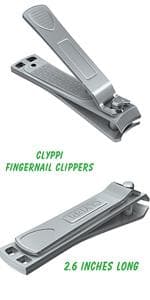 Harperton Nail Clipper Set - Fingernail + Toenail - Stainless Steel ...