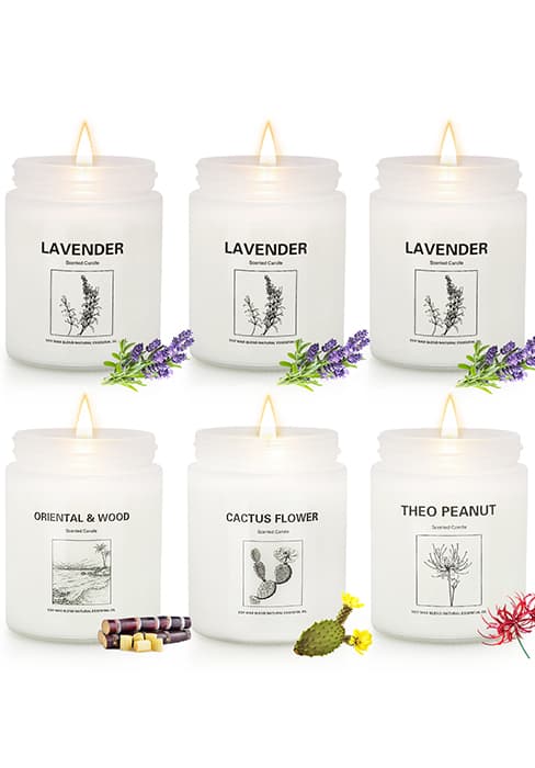 Amazon.com: Winter Candle Gift Set, 4 Pack 28oz Soy Wax Scented Candles ...