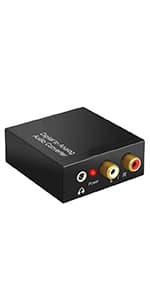 Avantree DAC02 DAC Convertisseur Optique RCA, Numérique Vers Analogique ...