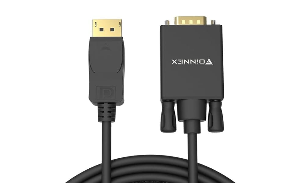 Amazon.com: FOINNEX DisplayPort to VGA Adapter, DP DisplayPort to VGA ...