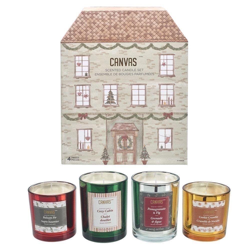 CANVAS Holiday Homecoming Trend Collection House Box Scented Candle Set ...