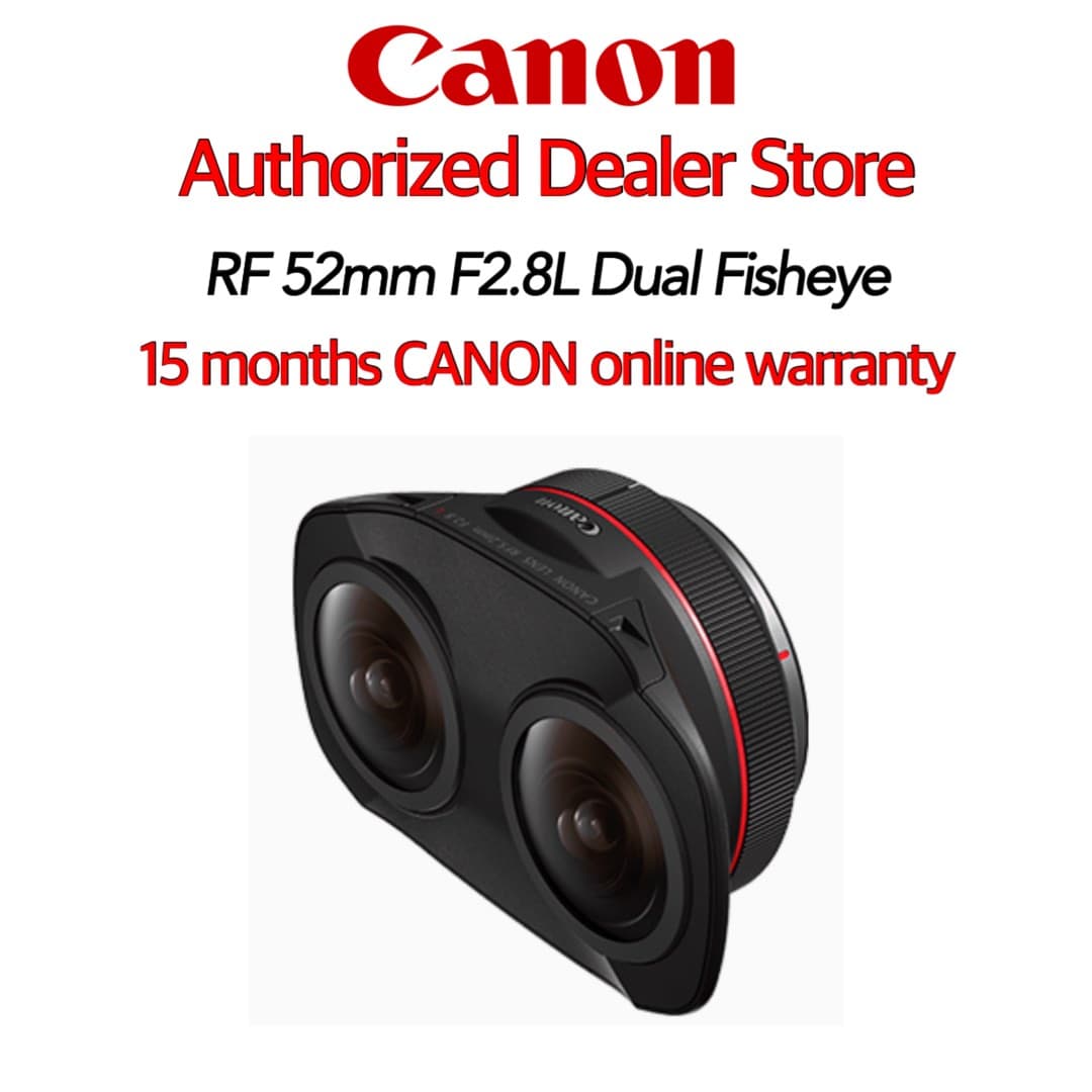 CANON RF 52mm F2.8L Dual Fisheye lens, Photography, Lens & Kits on ...