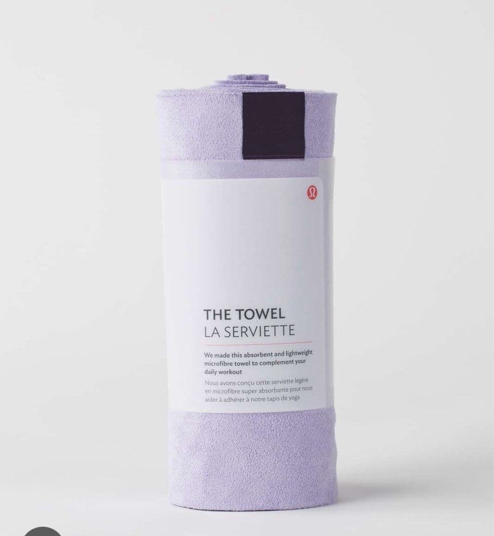 Lululemon The Towel (Big) in Lilac, Women's Fashion, Activewear on ...