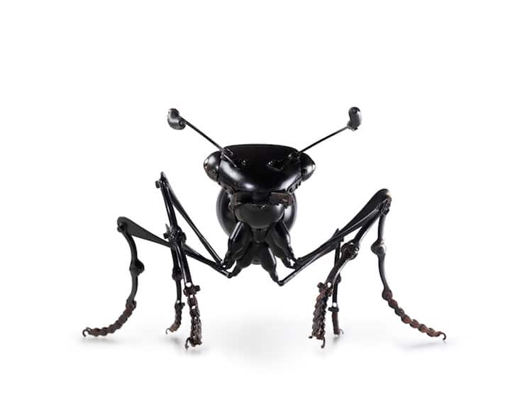 Incredible Scrap Metal Sculptures Look Like Real Insects