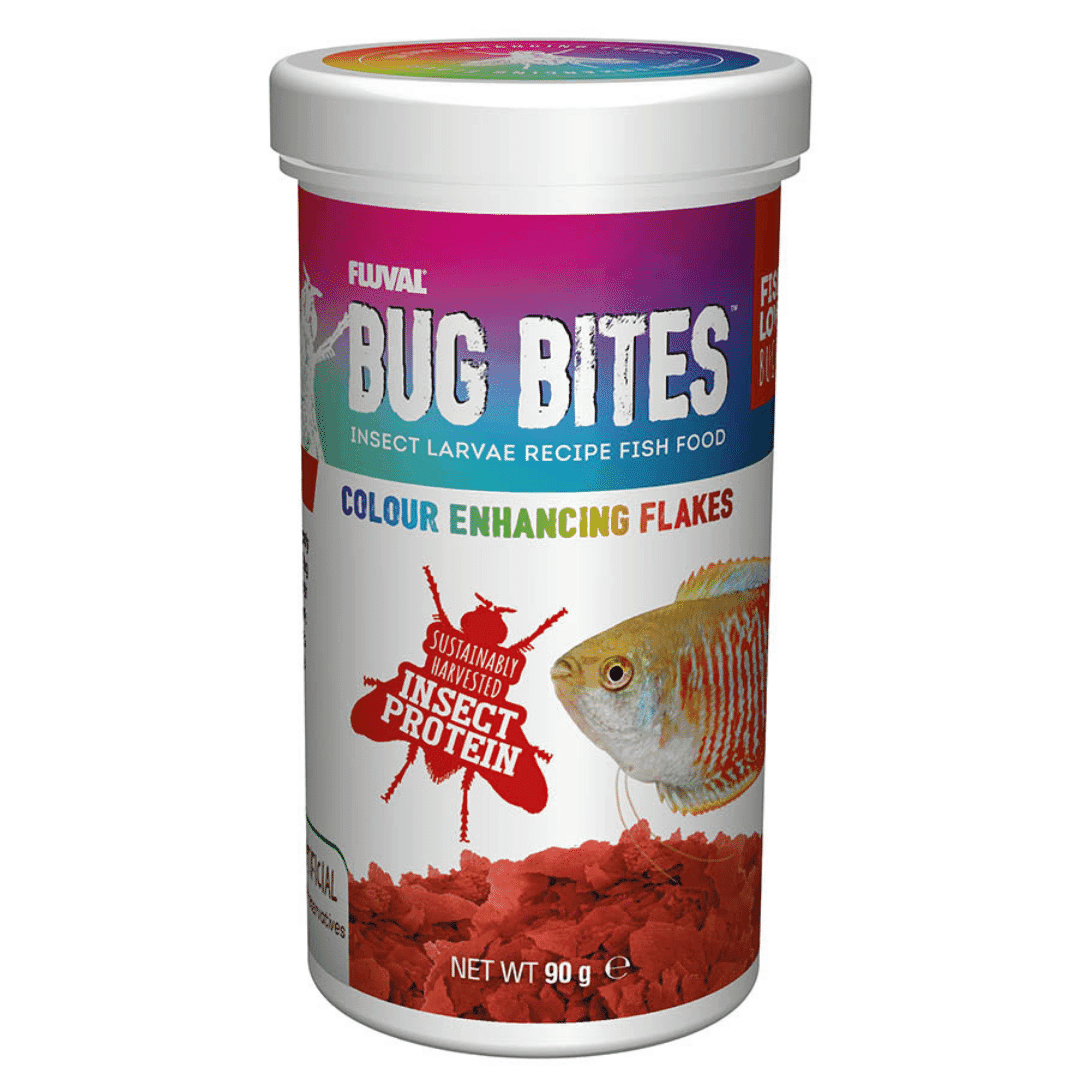 Fluval Bug Bites Tropical Flakes 45gm | Nick's Pet Needs