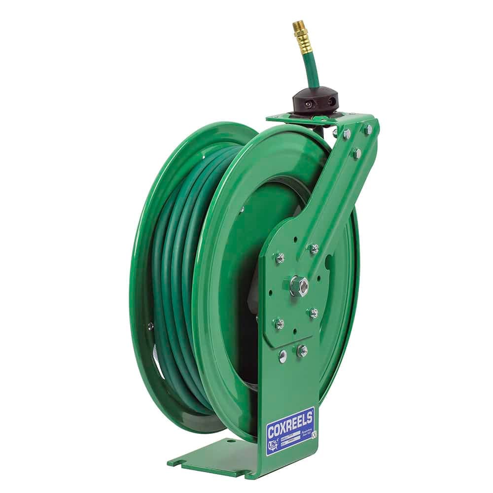 Coxreels Spring Rewind Hose Reel for Nitrogen : 3/8" I.D., 50' less ...