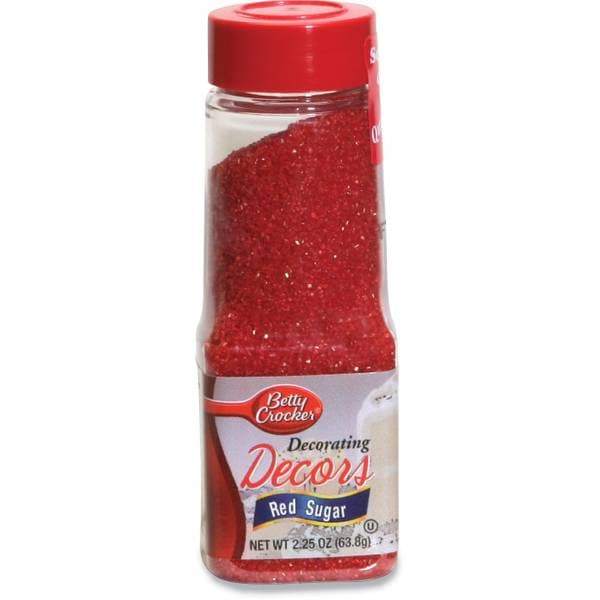 Betty Crocker 2.25 oz Red Sugar Crystals - 71020 | Blain's Farm & Fleet