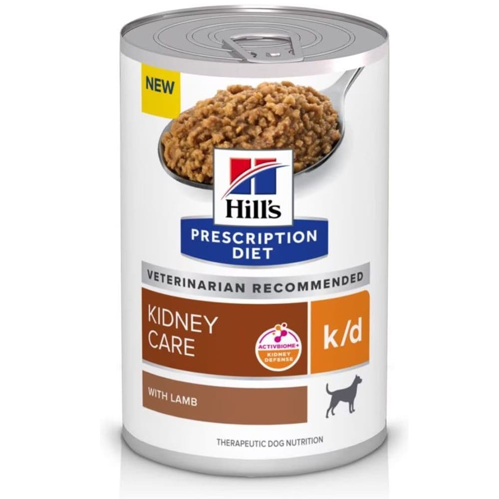 Hill's Prescription Diet k/d Kidney Care with Lamb Canned Dog Food, 13 ...