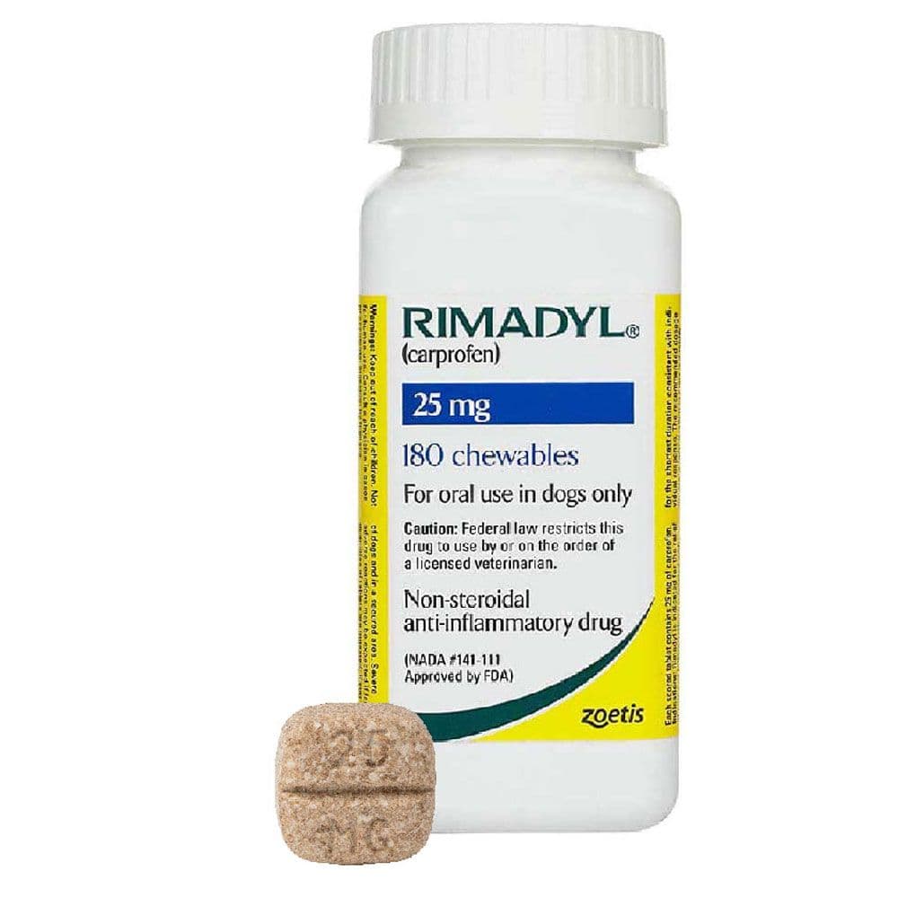 Rimadyl 25 mg, 180 Chewable Tablets with Free Joint Max | EntirelyPets Rx