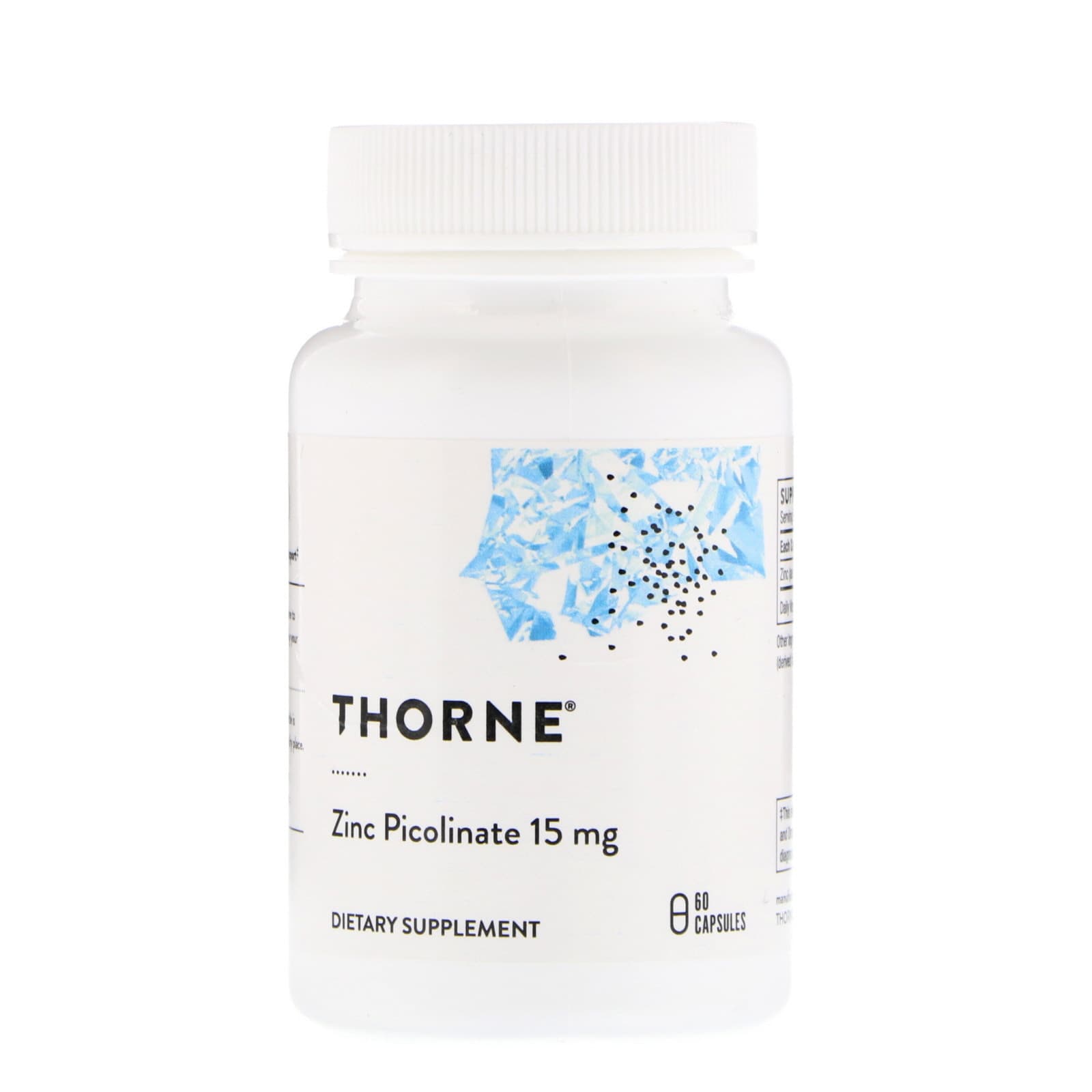Thorne Research, Zinc Picolinate, 15 mg, 60 Capsules - iHerb