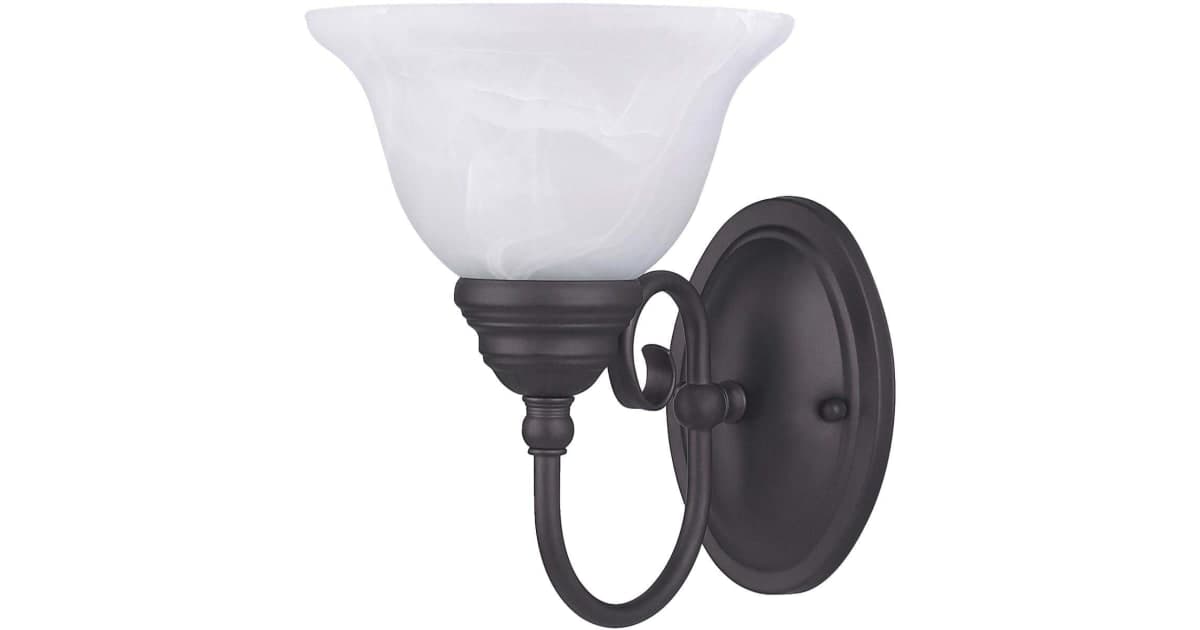 Canarm IWF20A01ORB Julianna Single Light 8-3/4" High Wall Sconce ...