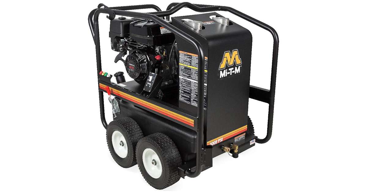 Mi-T-M HSP-3003-3MGH 3000 PSI 2.9 GPM Gas Powered Hot Water Pressure ...