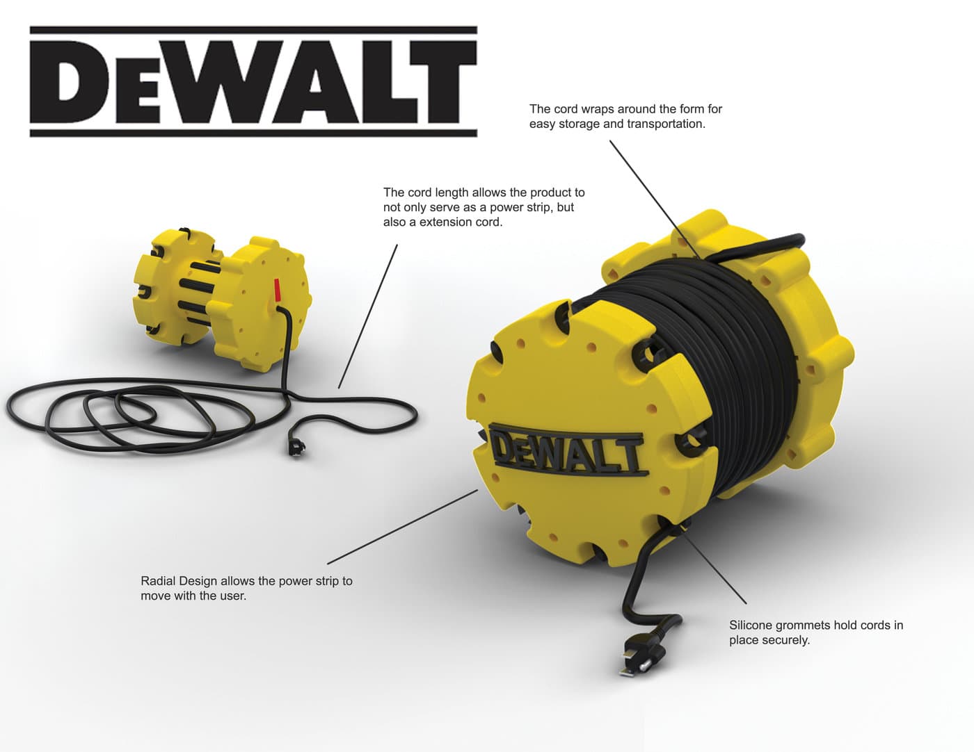 Retractable Extension Cord Reel Dewalt at Loren Bona blog
