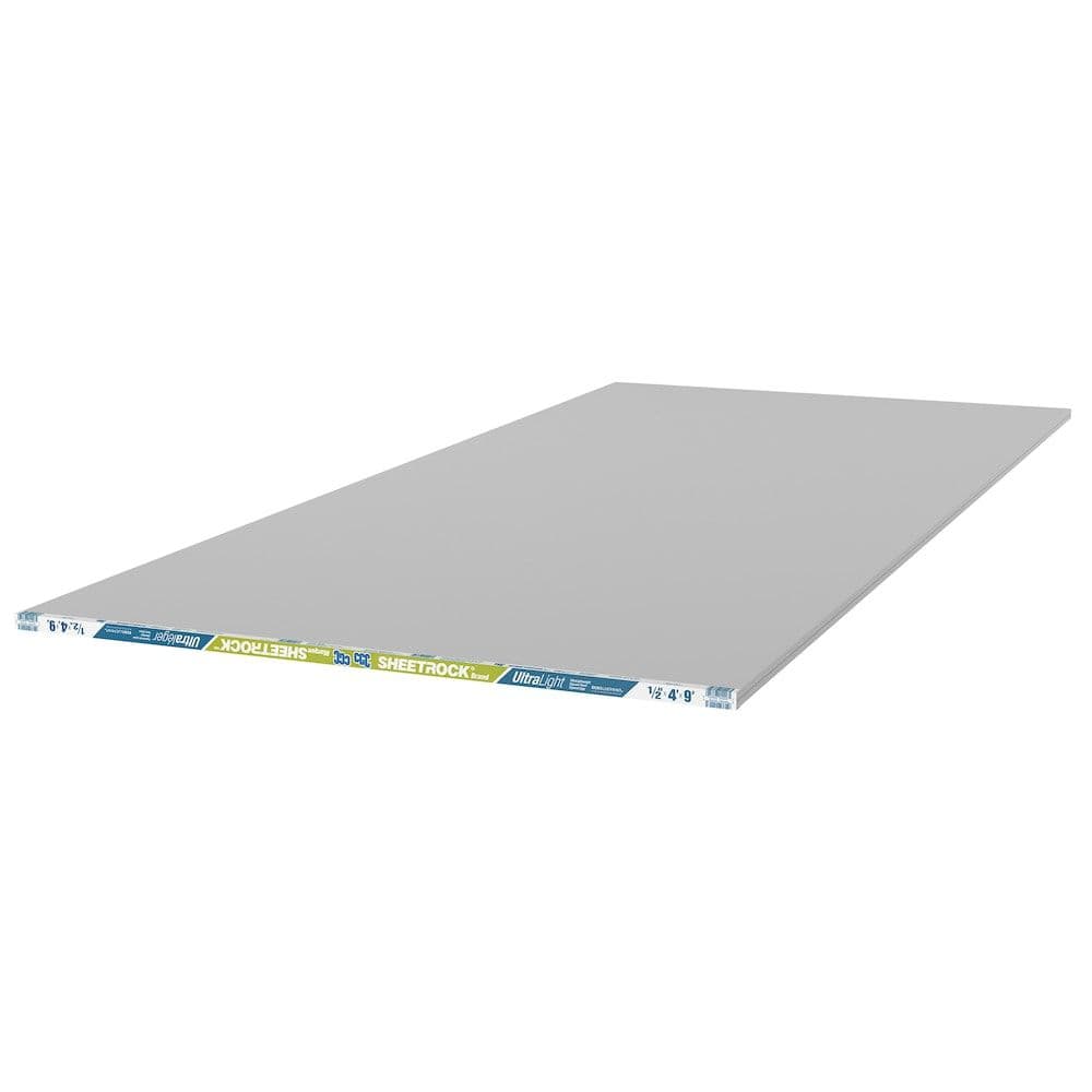 CGC 1/2" SHEETROCK UltraLight Drywall Gypsum Panel, 4' x 9' | The Home ...