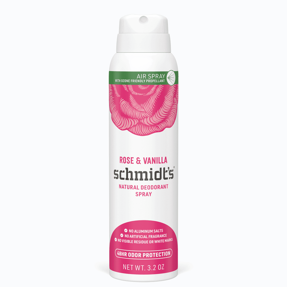 Rose & Vanilla Natural Deodorant Spray | Schmidt's