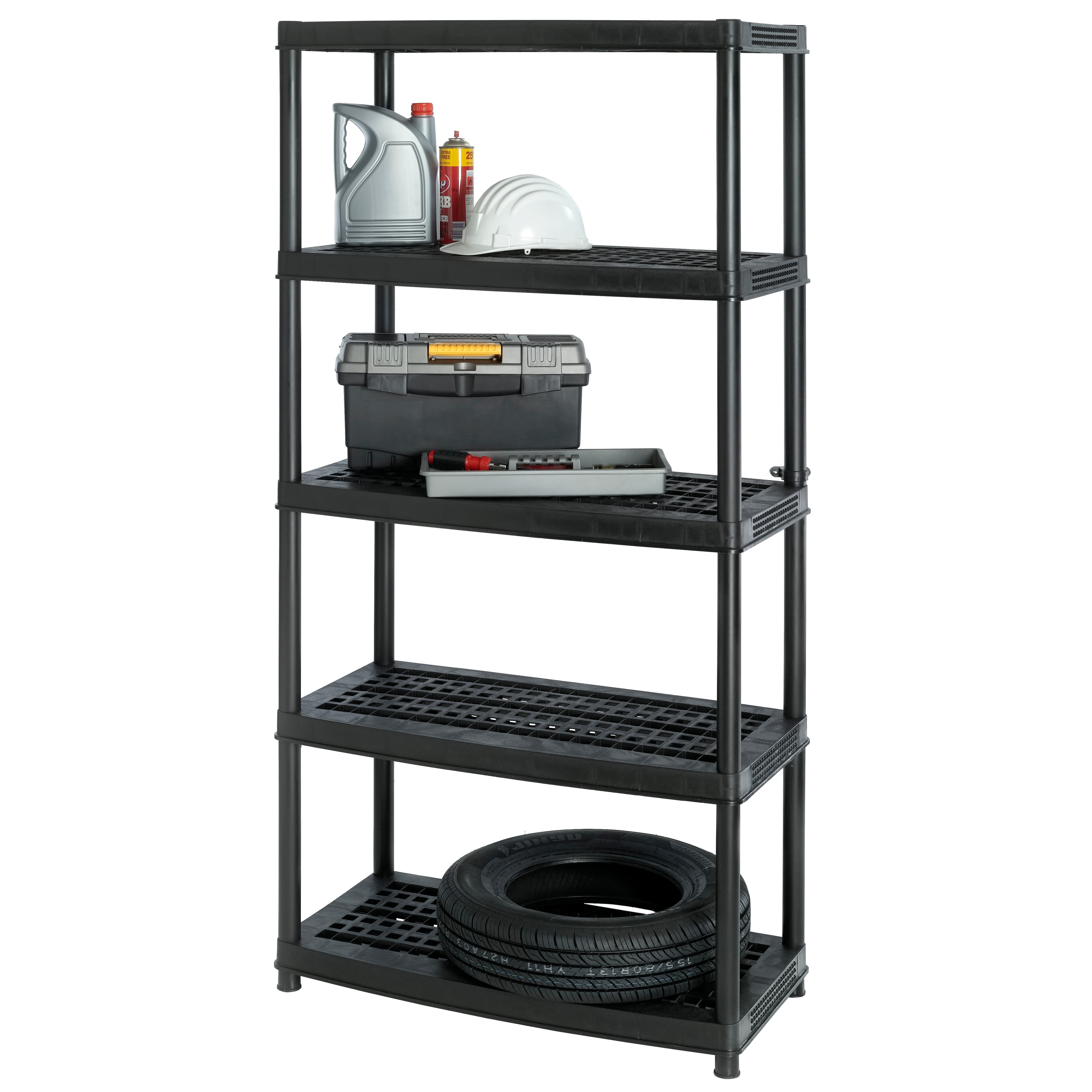 Keter Utility 72" H Five Shelf Shelving Rack Unit & Reviews | Wayfair