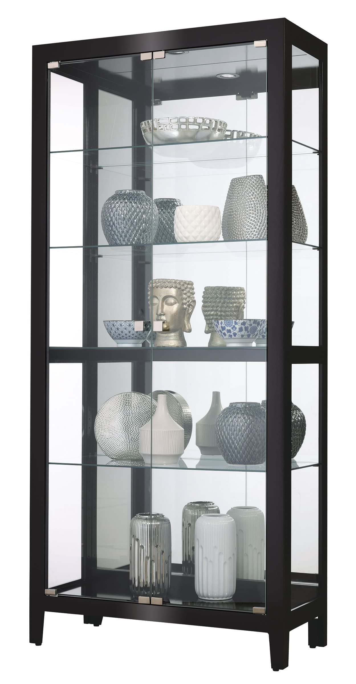 Howard Miller Danica 35.75'' Wide Curio Cabinet | Wayfair