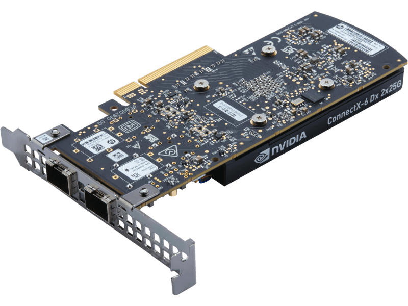NVIDIA Mellanox ConnectX-6 DX Dual Port 10/25GbE SFP28 NIC | HP ...