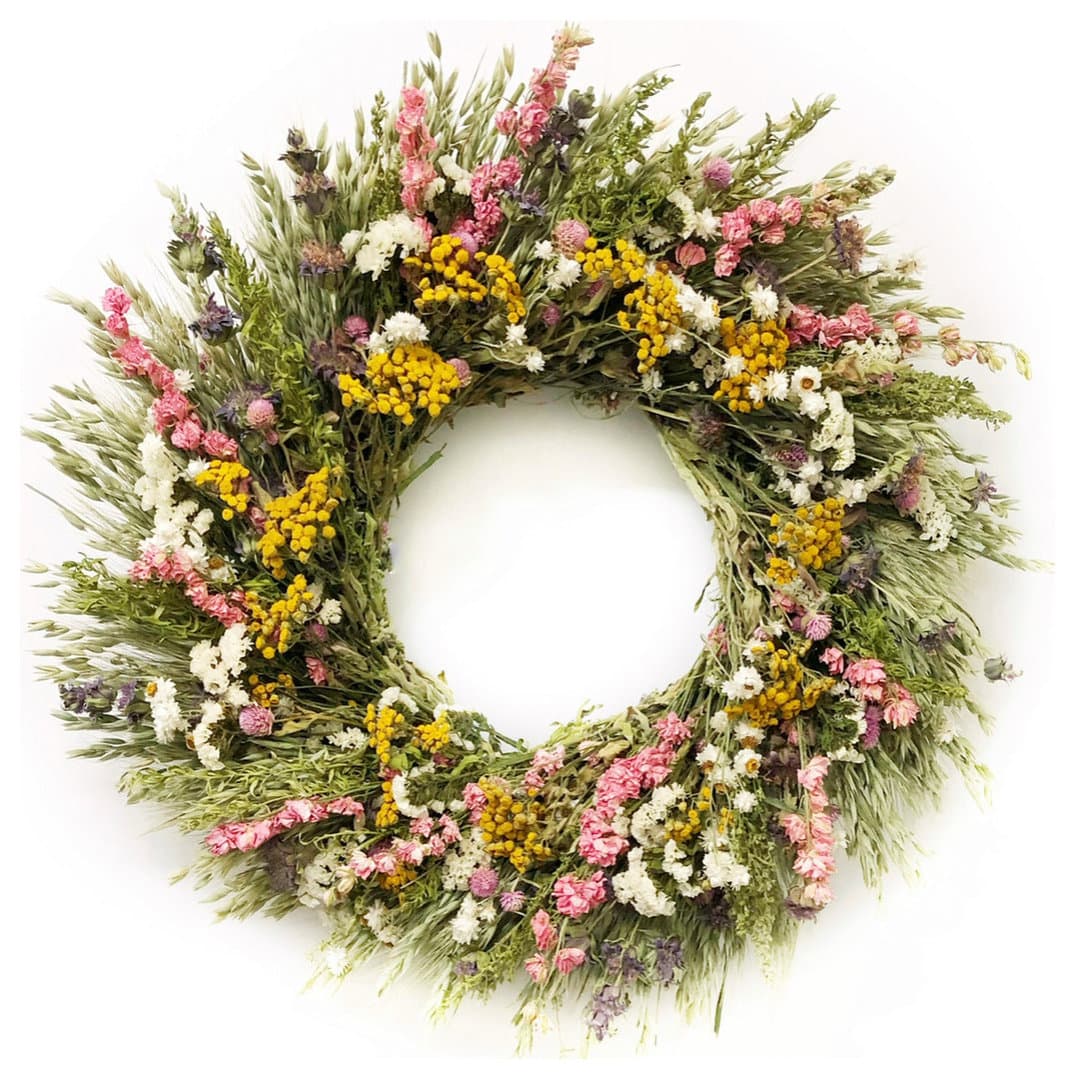 Meadow Sweet Wreath, 22" - Farmhouse - Wreaths And Garlands - by ...