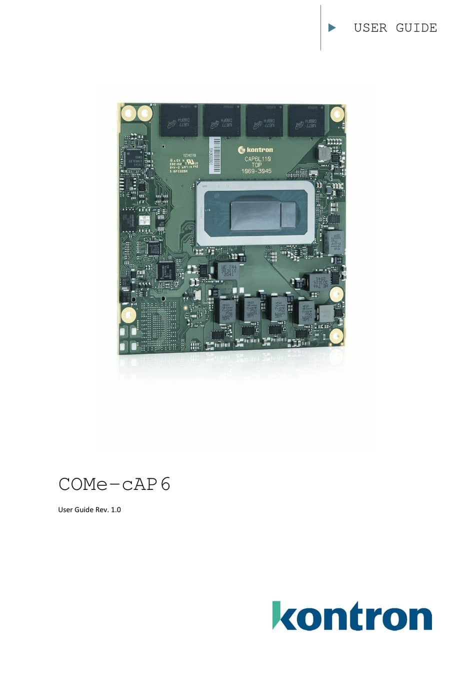 KONTRON COME-CAP6 USER MANUAL Pdf Download | ManualsLib