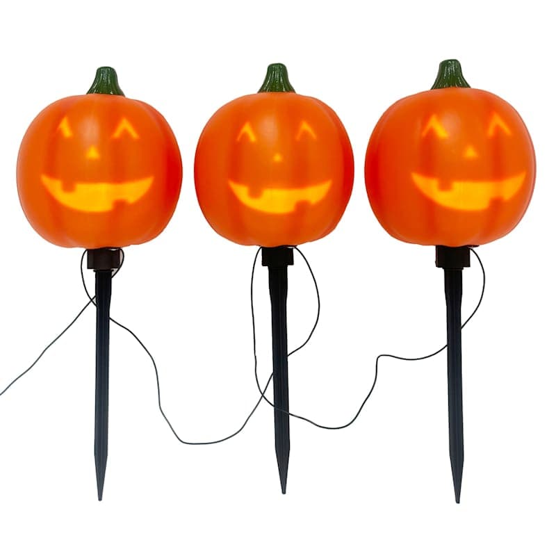 LED Pumpkin Pathway Lights | At Home