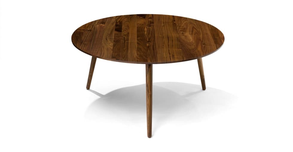 Amoeba Wild Walnut Coffee Table - Article | Havenly