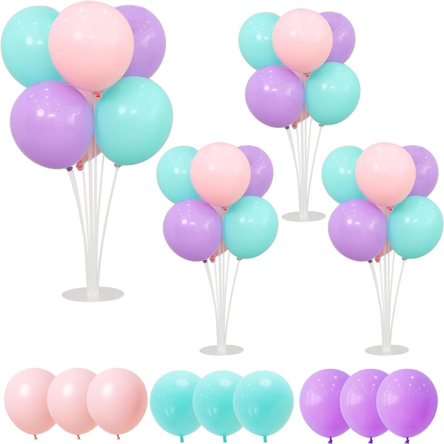 Balloon Centerpieces Stands For Tables Birthday Party Decorations ...