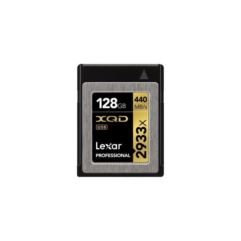 Lexar memory card XQD 2.0 128GB Professional 2933x 440MB/s + USB 3.0 ...