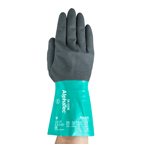 Ansell AlphaTec 58-530B Nitrile Chemical-Resistant Gloves | Supply Store