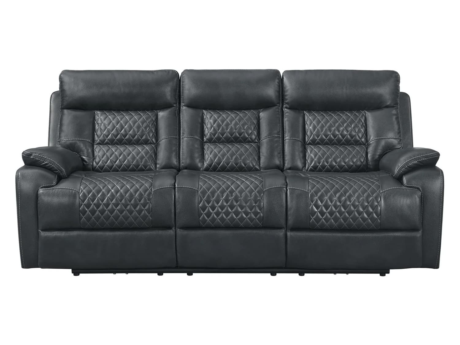 CONWAY Power Reclining Sofa & Loveseat with Power Motion Head Recliner ...