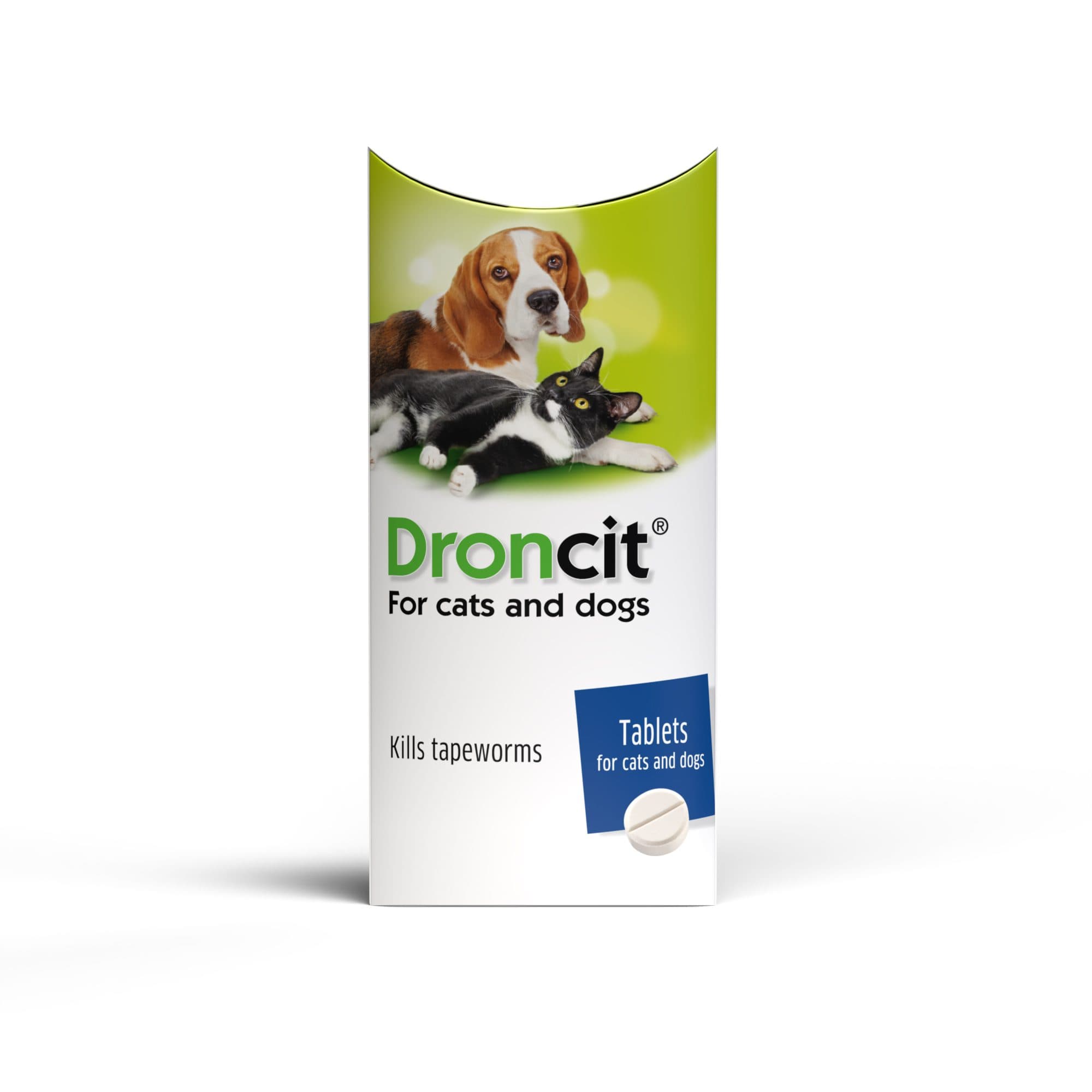 Droncit® Tablets for Cats and Dogs - Tapeworm Treatment