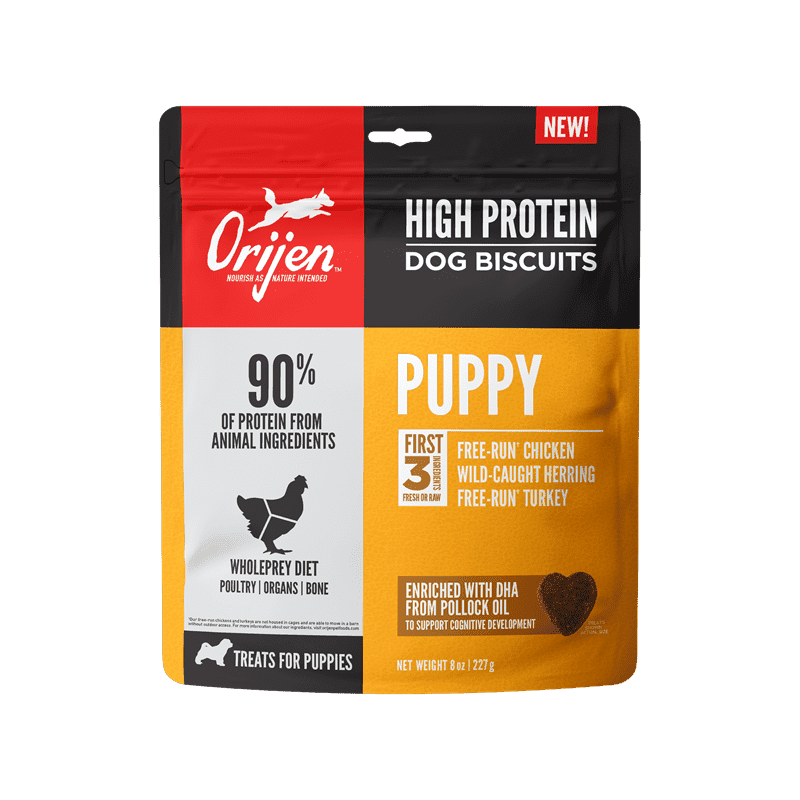 Orijen Puppy High Protein Dog Treats - Tucker's Doggie Delights