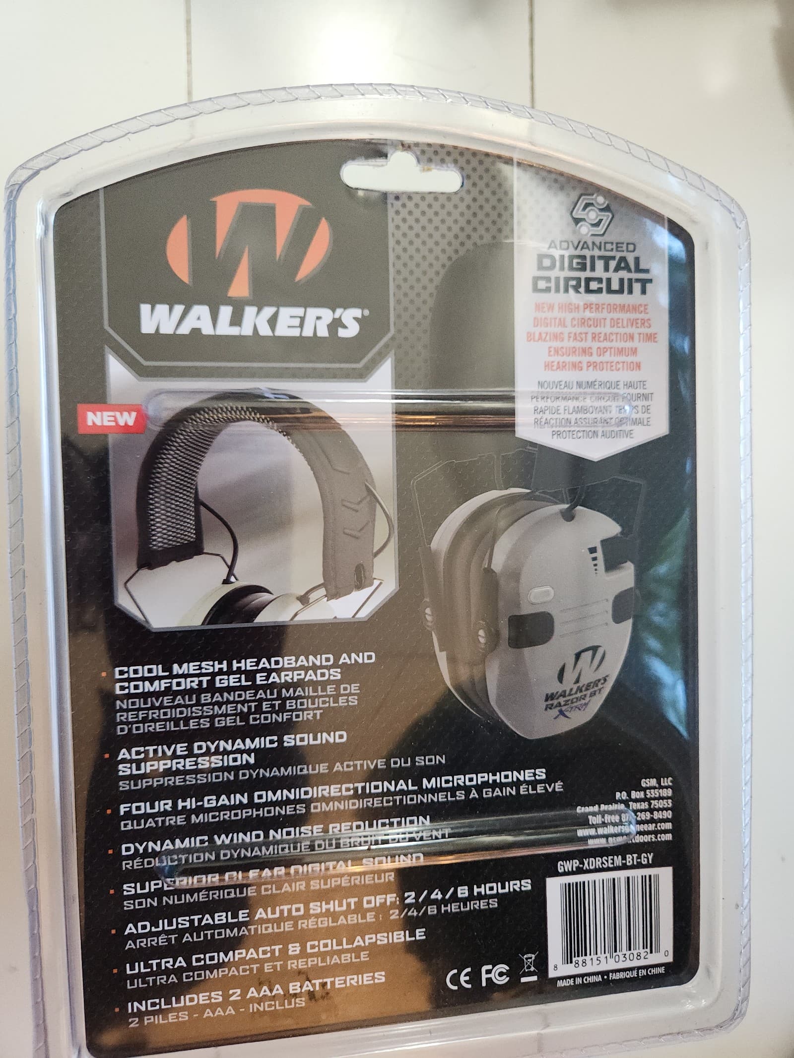 Walker's Razor X-trm low profile Quad, Muff w/ Bluetooth Other