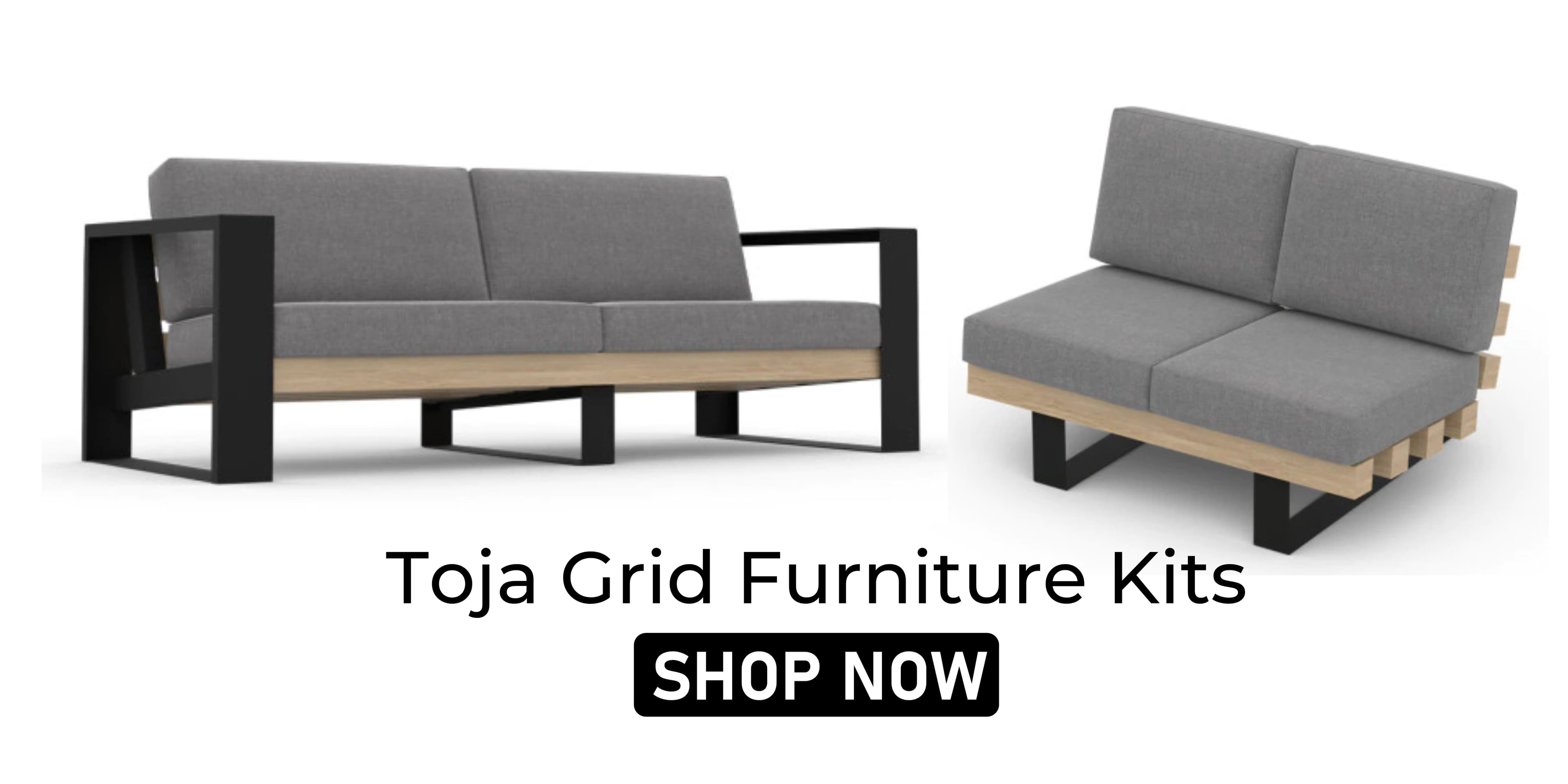 Introducing Toja Grid: Pergola and Furniture Kits - The Weeders Digest