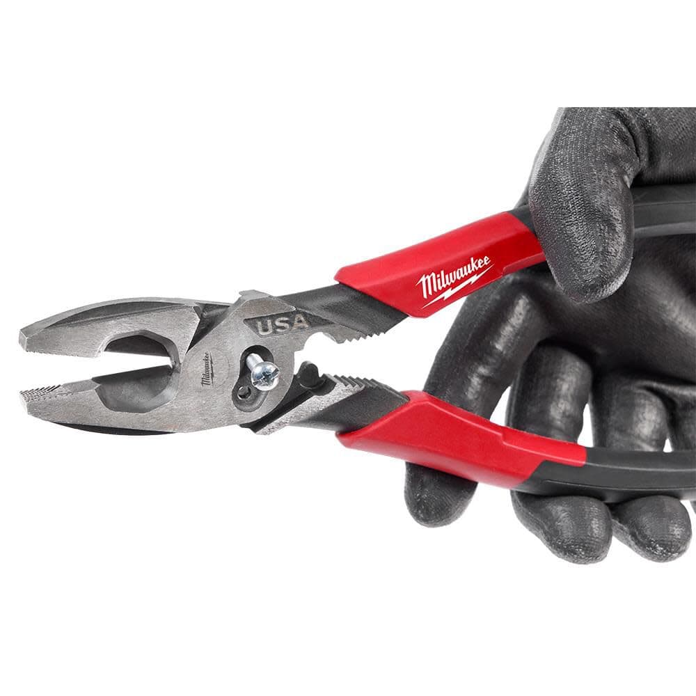 Milwaukee 9inch Linemans Comfort Grip Pliers with Crimper and Bolt ...