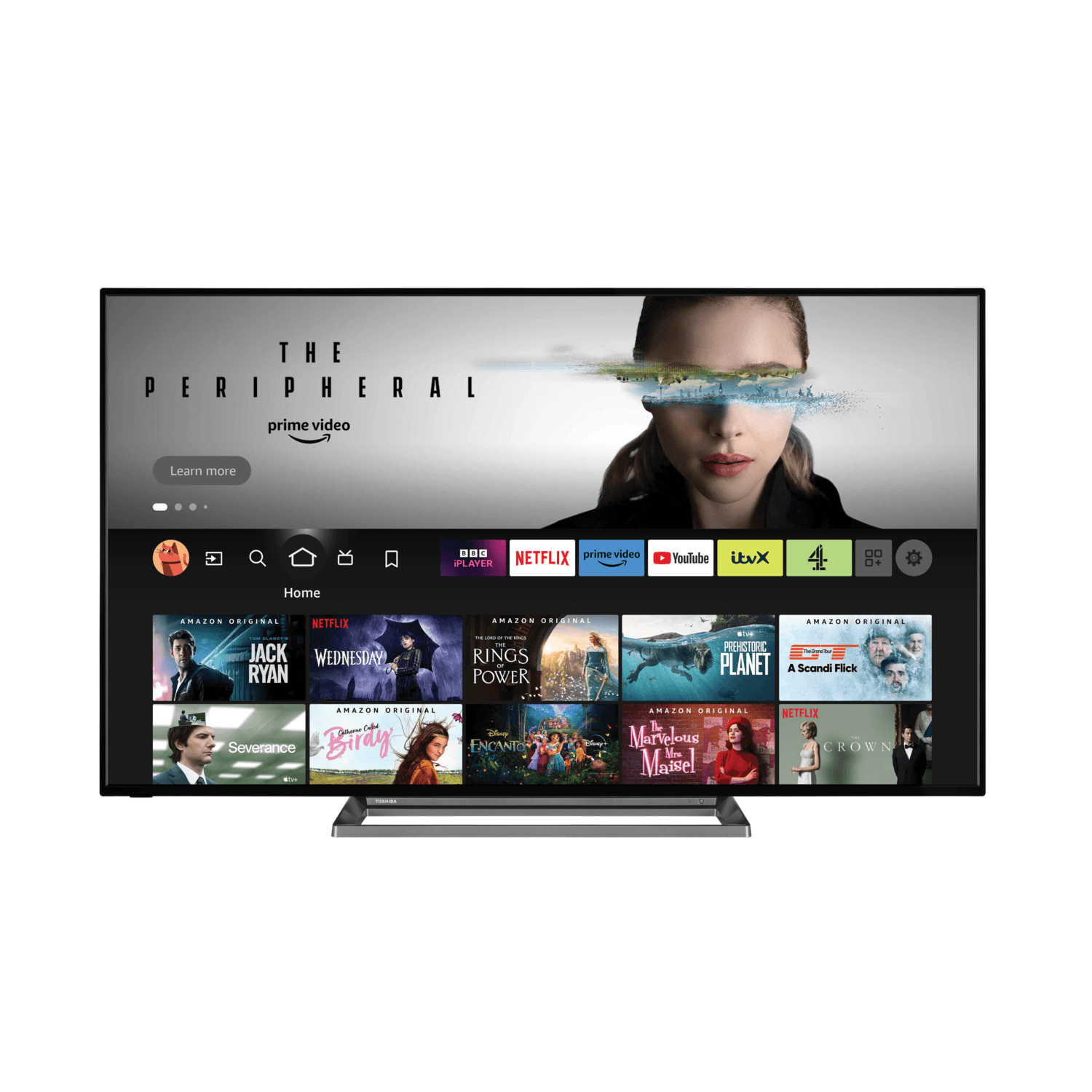 65 Inch Toshiba 4K HDR Fire Smart TV with Dobly Atmos and Onkyo ...